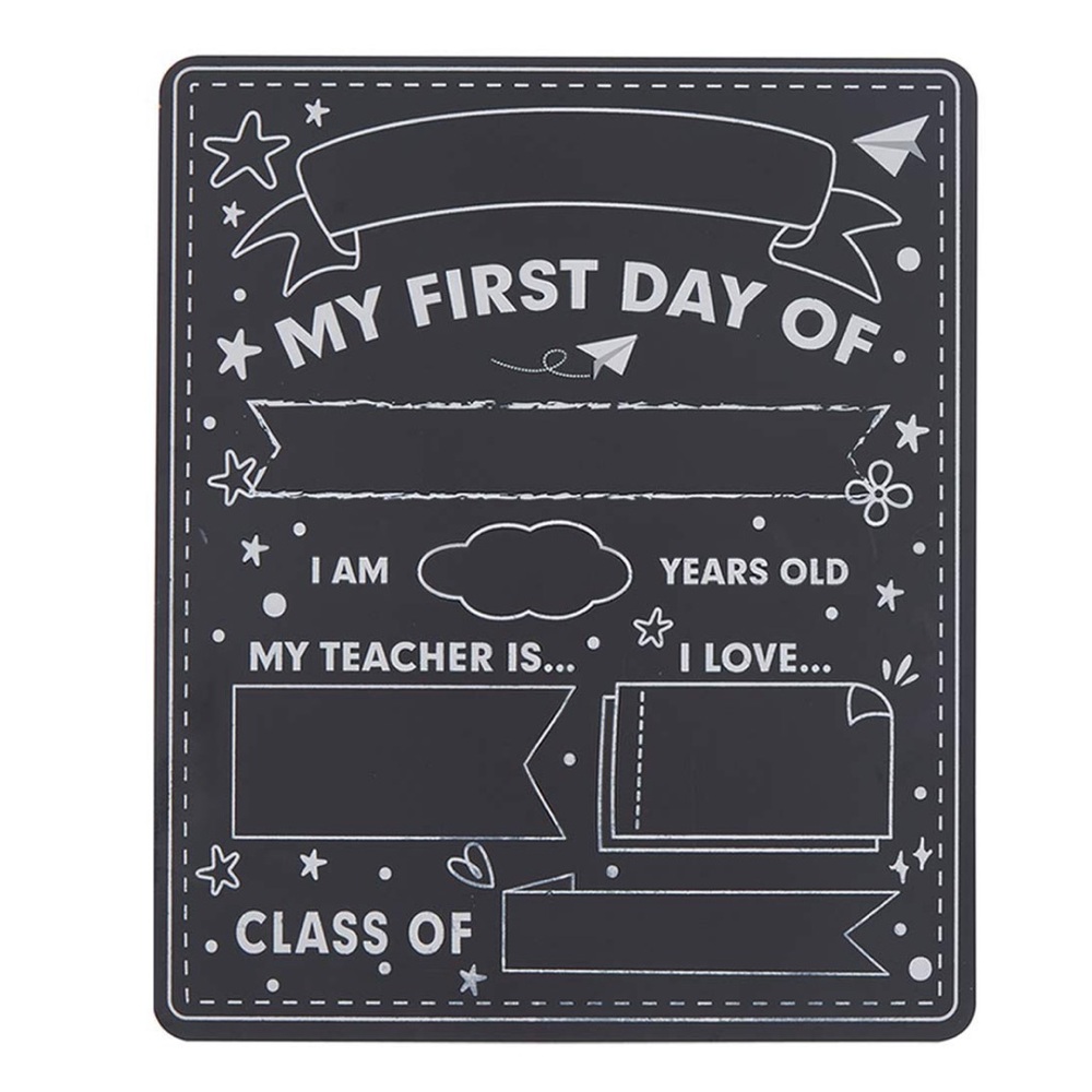First Day/Last Day School Chalkboard Double Sided Sign